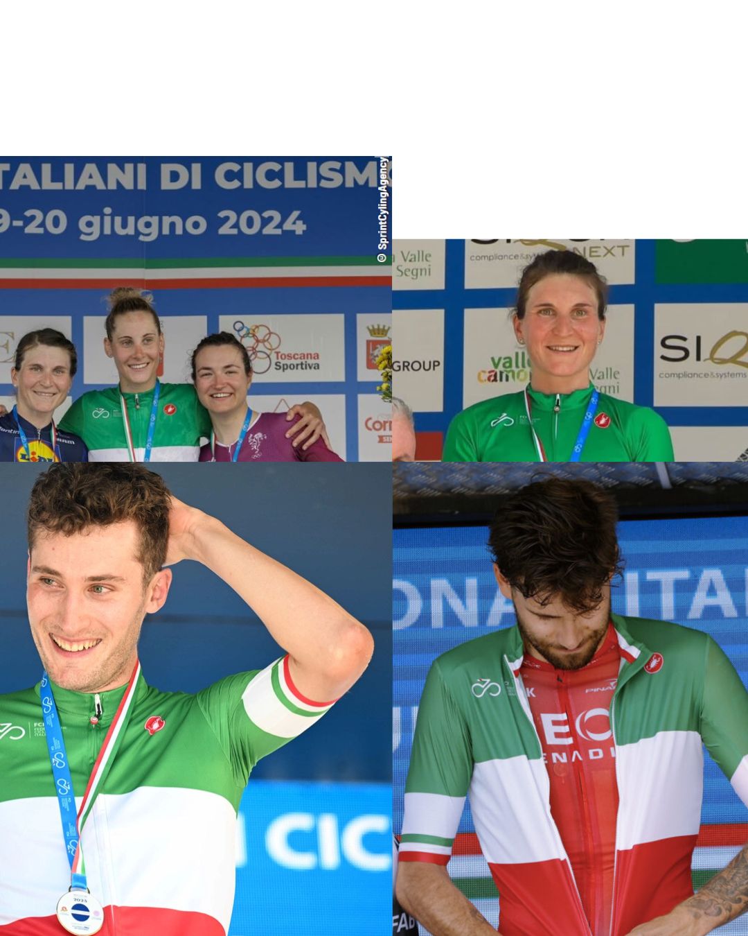 Guazzini d’oro contro il tempo, Longo Borghini guerriera eterna, Ganna d’acciaio, Conca shock : gli italiani che fanno sognare l’Italia.